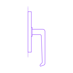 Buildings Window Handles Milano Q Window Handle Tracing Svg Vector, Free Vectors File